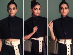 Sonam Kapoor enchants in all-black outfit, carries Rs. 3.25 lakh worth Louis Vuitton bag