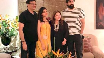Rana Daggubati poses with his in-laws as he and Miheeka Bajaj spend time with family; see pic