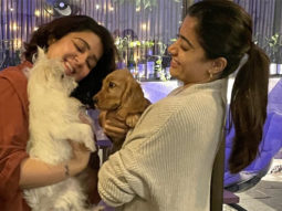 Rashmika Mandanna and Charmme Kaur meet in Mumbai; share pics with their pets