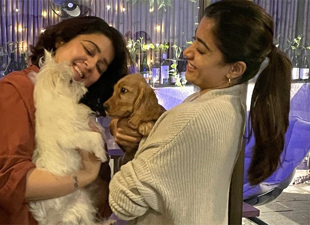 Rashmika Mandanna and Charmme Kaur meet in Mumbai; share pics with their pets