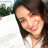 Tisca Chopra gets a letter of appreciation from Amitabh Bachchan for her book, 'What's Up With Me?'