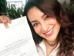Tisca Chopra gets a letter of appreciation from Amitabh Bachchan for her book, ‘What’s Up With Me?’