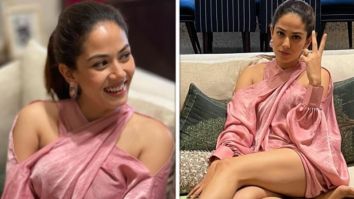 Shahid Kapoor’s wife Mira Rajput shows zoom vs reality photos donning pink cold shoulder dress Shahid Kapoor’s wife Mira Rajput shows zoom vs reality photos donning pink cold shoulder dress
