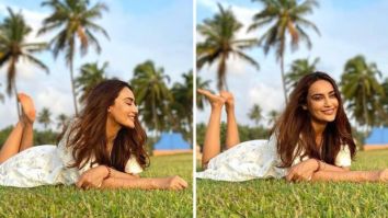 Qubool Hai actress Surbhi Jyoti looks gorgeous in affordable teal blue dress