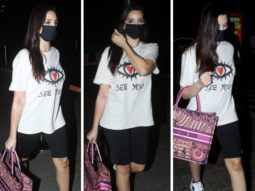 Nora Fatehi carries Rs. 2.2 lakh worth Dior tote bag at the airport
