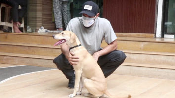 Aditya Roy Kapur with mom and pet dog spotted at a pet clinic in Bandra
