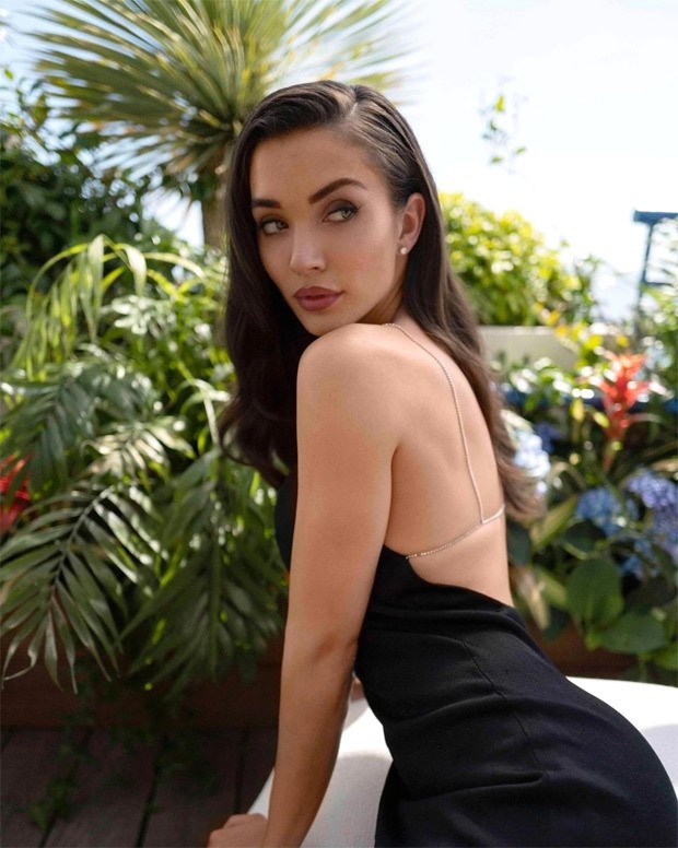 Amy Jackson makes sexy statement in black backless dress from Cannes 2021