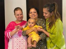 Anita Hassanandani shares her little boy Aaravv’s mundan ceremony pictures