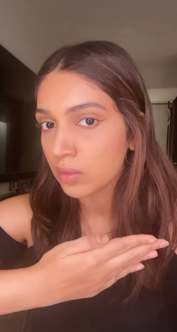 Bhumi Pednekar shows her daily makeup routine in beauty transition Instagram Reel
