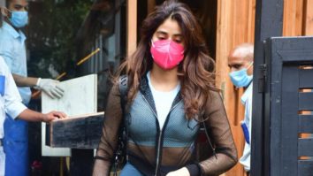 Janhvi Kapoor spotted at Mizu restaurant in Bandra