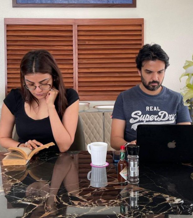 Kajal Aggarwal and Gautam Kitchlu give Work From Home goals with their latest quarantine life post Kajal Aggarwal and Gautam Kitchlu give Work From Home goals with their latest quarantine life post