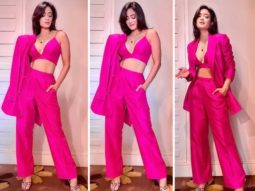Khatron Ke Khiladi 11: Shweta Tiwari stuns in monotone pantsuit; dons hot pink bralette with a trouser and blazer