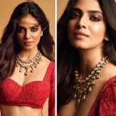 Malavika Mohanan looks pristine in red lehenga worth Rs. 2.25 lakh
