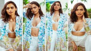Manushi Chhillar’s look in an all-white outfit with a boho twist is jaw-dropping