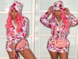 Nicki Minaj dons head-to-toe pink dominant Chanel in luxury activewear look; wears Rs. 88,220 sports shoes