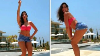 Nora Fatehi dons pink bikini top and blue denim shorts as she takes on Drake’s ‘One Dance’ challenge