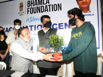Photos: Aahana Kumra, Arjun Kapoor, Aditya Roy Kapur among others snapped at Bhamla Foundation's vaccination drive in Bandra