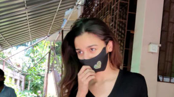 Photos: Alia Bhatt spotted at a dubbing studio