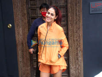Photos: Genelia Dsouza spotted at the gym in Bandra