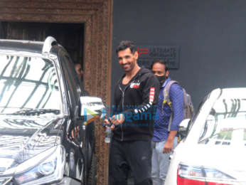 Photos: John Abraham spotted at the gym