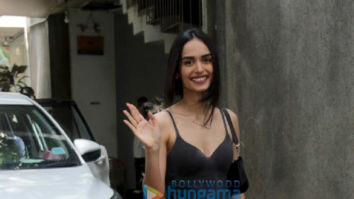 Photos: Manushi Chhillar spotted at a salon in Bandra