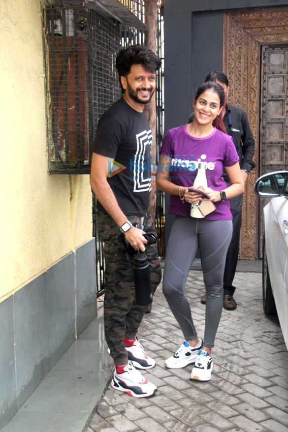 photos riteish deshmukh and genelia dsouza spotted at the gym 3 2