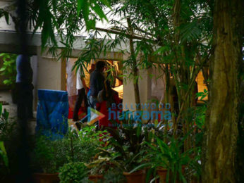 Photos: Saira Banu brings Dilip Kumar's body home for last rites