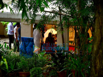 Photos: Saira Banu brings Dilip Kumar's body home for last rites
