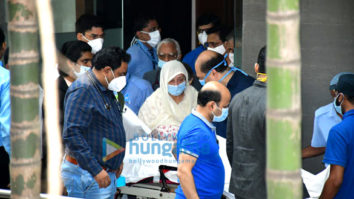 Photos: Saira Banu snapped as Dilip Kumar’s body being taken home for last rites