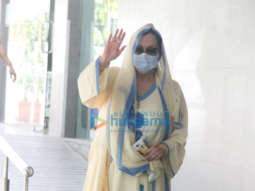 Photos: Saira Banu snapped at Hinduja Hospital in Bandra