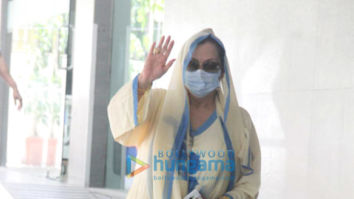 Photos: Saira Banu snapped at Hinduja Hospital in Bandra
