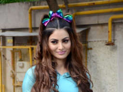 Photos: Urvashi Rautela spotted at Crescent Royale building