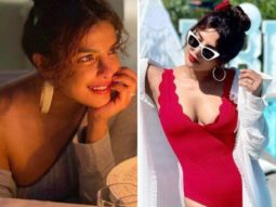 Priyanka Chopra enjoys sunny London weather in red plunging neckline swimsuit as Nick Jonas organises birthday party