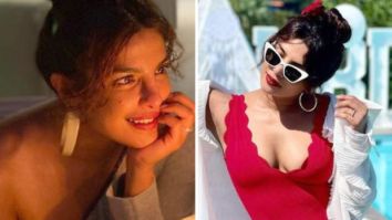 Priyanka Chopra enjoys sunny London weather in red plunging neckline swimsuit as Nick Jonas organises birthday party