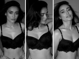 Qubool Hai actress Surbhi Jyoti turns the heat up in sultry pictures, dons black lace bralette and high waisted jeans
