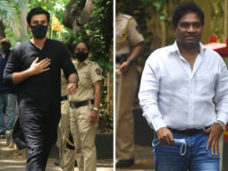 Ranbir Kapoor and Johnny Lever arrive at Dilip Kumar’s home to offer their condolences