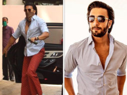 Ranveer Singh gives major style inspiration in light blue shirt and flared printed pants