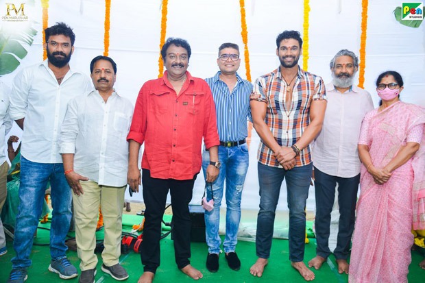 SS Rajamouli claps for mahurat shot of Bellamkonda Sai Sreenivas' Hindi remake of Chatrapathi