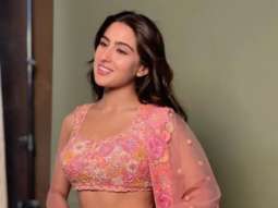Sara Ali Khan looks heavenly in a blush pink floral lehenga