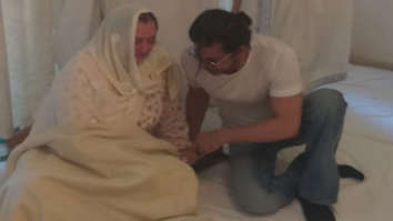 Shah Rukh Khan, Chief Minister Uddhav Thackeray, Aditya Thackeray console Saira Banu as they pay last respects to Dilip Kumar
