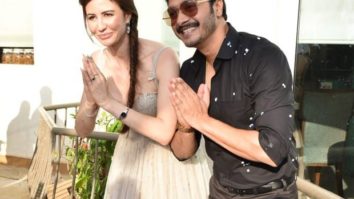 Shreyas Talpade and Giorgia Andriani kick off the shoot for Welcome To Bajrangpur