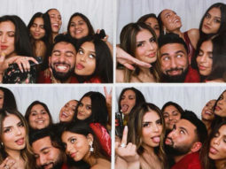 Suhana Khan looks alluring in a strapless bodycon dress while partying with her friends in New York