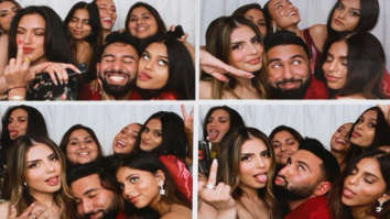 Suhana Khan looks alluring in a strapless bodycon dress while partying with her friends in New York