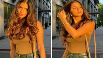 Suhana Khan pairs olive green halter top & leather pants with Louis Vuitton bag worth Rs. 2.3 lakh Suhana Khan pairs olive green halter top & leather pants with Louis Vuitton bag worth Rs. 2.3 lakh