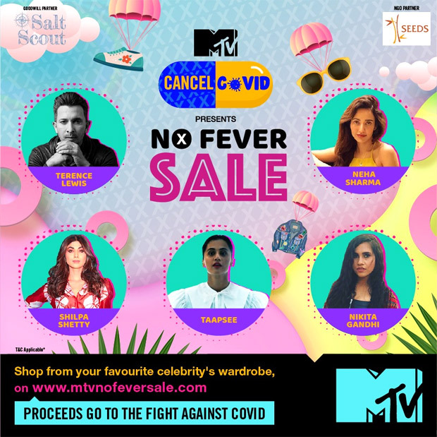Sunny Leone, Saqib Saleem and many celebrities come forward in support of 'MTV No Fever Sale', a celebrity closet fundraiser for Covid-19 relief-