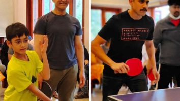 Aamir Khan and Naga Chaitanya enjoy a Table Tennis tournament with the unit of Laal Singh Chaddha, see pictures!