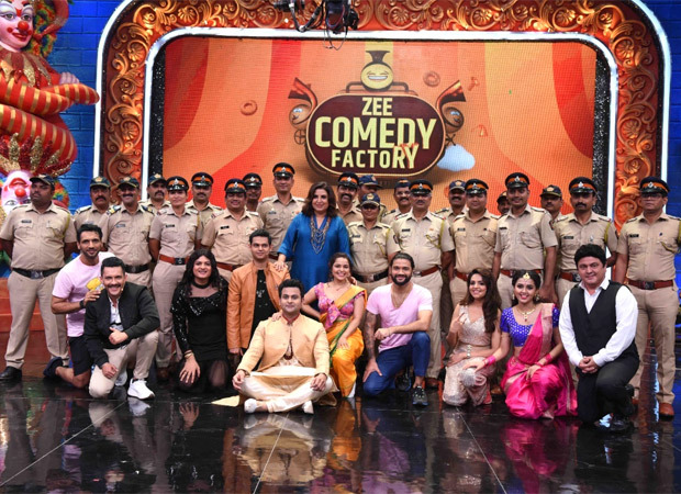 Zee Comedy Factory puts a big smile on the faces of Mumbai police at its premiere episode