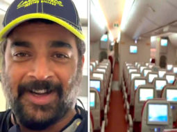 “Praying hard for this to end soon”, says R Madhavan as he gives a spooky glimpse of his empty flight to Dubai