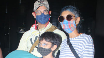 Aamir Khan, Kiran Rao and their son spotted at Airport