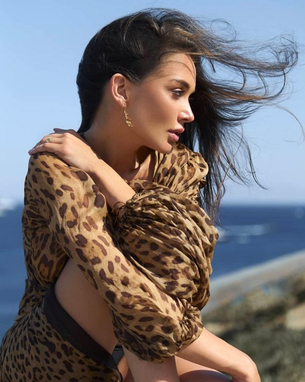 Amy Jackson adds oomph factor in animal print bold look during MyKonos vacation